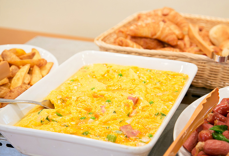 朝食バイキング無料サービス