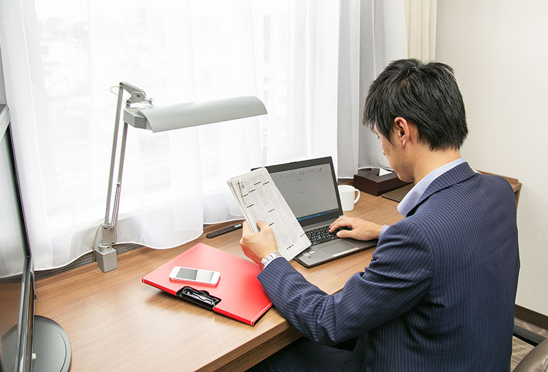 充実のビジネス対応